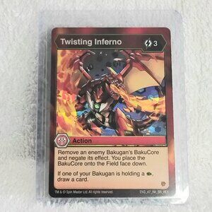 5/$20 Mint Bakugan Twisting Inferno ENG_47_RA_BR_HEX Card by Spinmaster!!